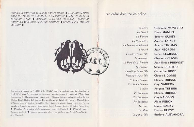 Les programmes de Théatre de l\